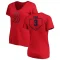 Women's Jimmie Foxx RBI Slim Fit V-Neck T-Shirt - Red