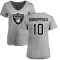 Women's Jimmy Garoppolo Name & Number Slim Fit T-Shirt - Ash