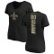 Women's Jimmy Graham Backer Slim Fit T-Shirt - Black