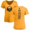 Women's JJ Peterka One Color Backer T-Shirt - Gold