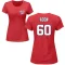 Women's Joan Adon Name & Number T-Shirt - Red