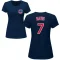 Women's Jody Davis Name & Number T-Shirt - Navy