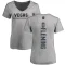 Women's Joe Fleming Backer Slim Fit V-Neck T-Shirt - Heathered Gray