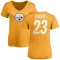 Women's Joe Haden Name & Number Slim Fit T-Shirt - Gold