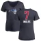 Women's Joe Ingles Name and Number Banner Wave V-Neck T-Shirt - Navy