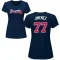 Women's Joe Jimenez Name & Number T-Shirt - Navy