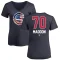 Women's Joe Maddon Name and Number Banner Wave V-Neck T-Shirt - Navy