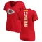 Women's Joe Montana Backer Slim Fit T-Shirt - Red