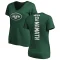 Women's Joe Namath Backer Slim Fit T-Shirt - Green