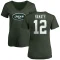 Women's Joe Namath Name & Number Slim Fit T-Shirt - Green