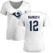 Women's Joe Namath Name & Number Slim Fit T-Shirt - White