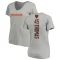 Women's Joe Thomas Backer V-Neck T-Shirt - Ash