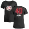 Women's Joel Armia Name and Number Banner Wave V-Neck T-Shirt - Black