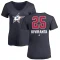 Women's Joel Kiviranta Name and Number Banner Wave V-Neck T-Shirt - Navy