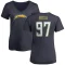 Women's Joey Bosa Name & Number Slim Fit V-Neck T-Shirt - Navy