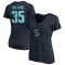 Women's Joey Daccord Name & Number V-Neck T-Shirt - Navy