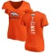 Women's John Elway Backer Slim Fit T-Shirt - Orange