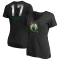 Women's John Havlicek Midnight Mascot T-Shirt - Black