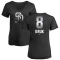 Women's John Kruk Midnight Mascot V-Neck T-Shirt - Black