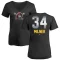 Women's John Milner Midnight Mascot V-Neck T-Shirt - Black