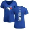 Women's John Olerud Backer Slim Fit T-Shirt - Royal