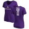 Women's John Reid Backer Slim Fit T-Shirt - Purple