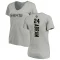 Women's Johnathan Abram Backer V-Neck T-Shirt - Ash