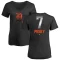 Women's Johnny Pesky Midnight Mascot V-Neck T-Shirt - Black