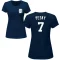 Women's Johnny Pesky Name & Number T-Shirt - Navy