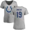 Women's Johnny Unitas Name & Number Slim Fit T-Shirt - Ash