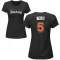 Women's Jon Berti Name & Number T-Shirt - Black