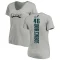 Women's Jon Dorenbos Backer V-Neck T-Shirt - Ash