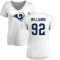 Women's Jonah Williams Name & Number Slim Fit T-Shirt - White