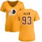 Women's Jonathan Allen Name & Number Slim Fit T-Shirt - Gold