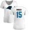 Women's Jonathan Mingo Name & Number Slim Fit T-Shirt - White