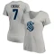 Women's Jordan Eberle Name & Number V-Neck T-Shirt - Gray