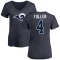 Women's Jordan Fuller Name & Number Slim Fit T-Shirt - Navy