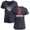 Women's Jordan Goodwin Name and Number Banner Wave V-Neck T-Shirt - Navy