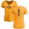 Women's Jordan Gross One Color Backer T-Shirt - Gold