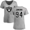 Women's Jordan Jenkins Name & Number Slim Fit T-Shirt - Ash