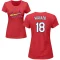 Women's Jordan Walker Name & Number T-Shirt - Red