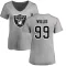 Women's Jordan Willis Name & Number Slim Fit T-Shirt - Ash