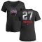 Women's Jordy Mercer Midnight Mascot V-Neck T-Shirt - Black