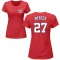 Women's Jordy Mercer Name & Number T-Shirt - Red