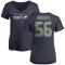 Women's Jordyn Brooks Name & Number Slim Fit T-Shirt - Navy