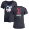 Women's Jorge Mateo Name and Number Banner Wave V-Neck T-Shirt - Navy