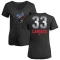 Women's Jose Canseco Midnight Mascot V-Neck T-Shirt - Black