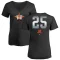 Women's Jose Cruz Jr. Midnight Mascot V-Neck T-Shirt - Black