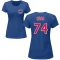 Women's Jose Cuas Name & Number T-Shirt - Royal