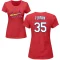 Women's Jose Fermin Name & Number T-Shirt - Red